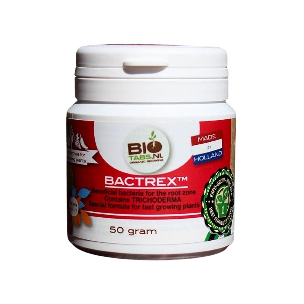 Engrais pour culture organique BioTabs Bactrex 50 grammes