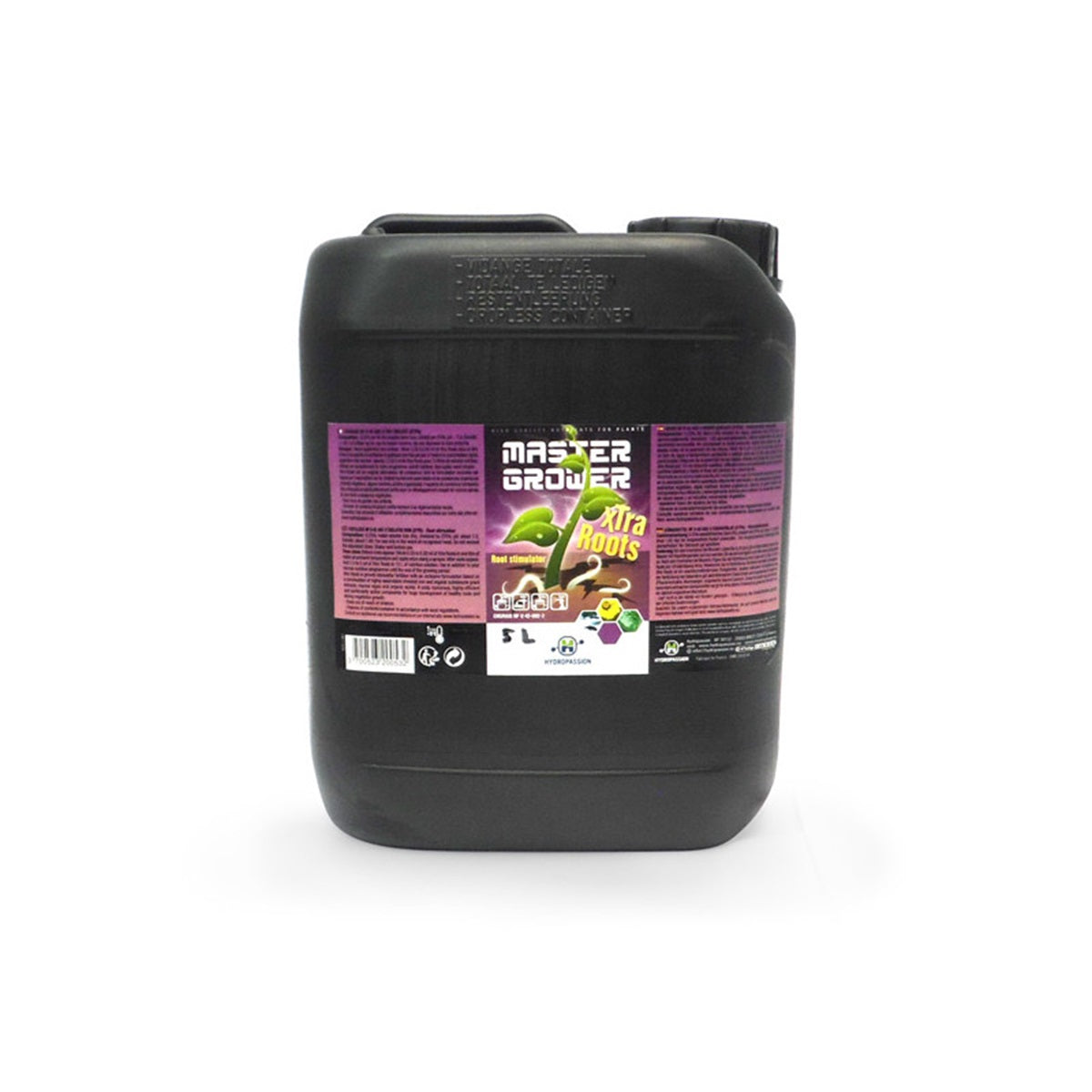 Un bidon de 5 litres du stimulateur de racines Master Grower Xtra Roots