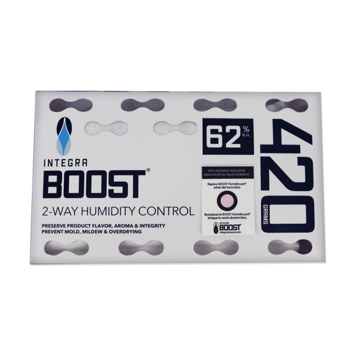 Sachet de controle de l'humidité Integra Boost 420 grammes - 62%