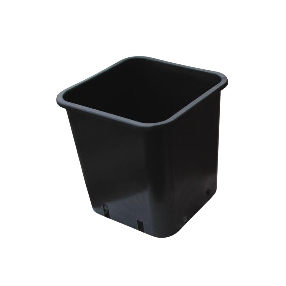 Pot carré en plastique de 14 litres avec une dimension de 28x28x28.3cm