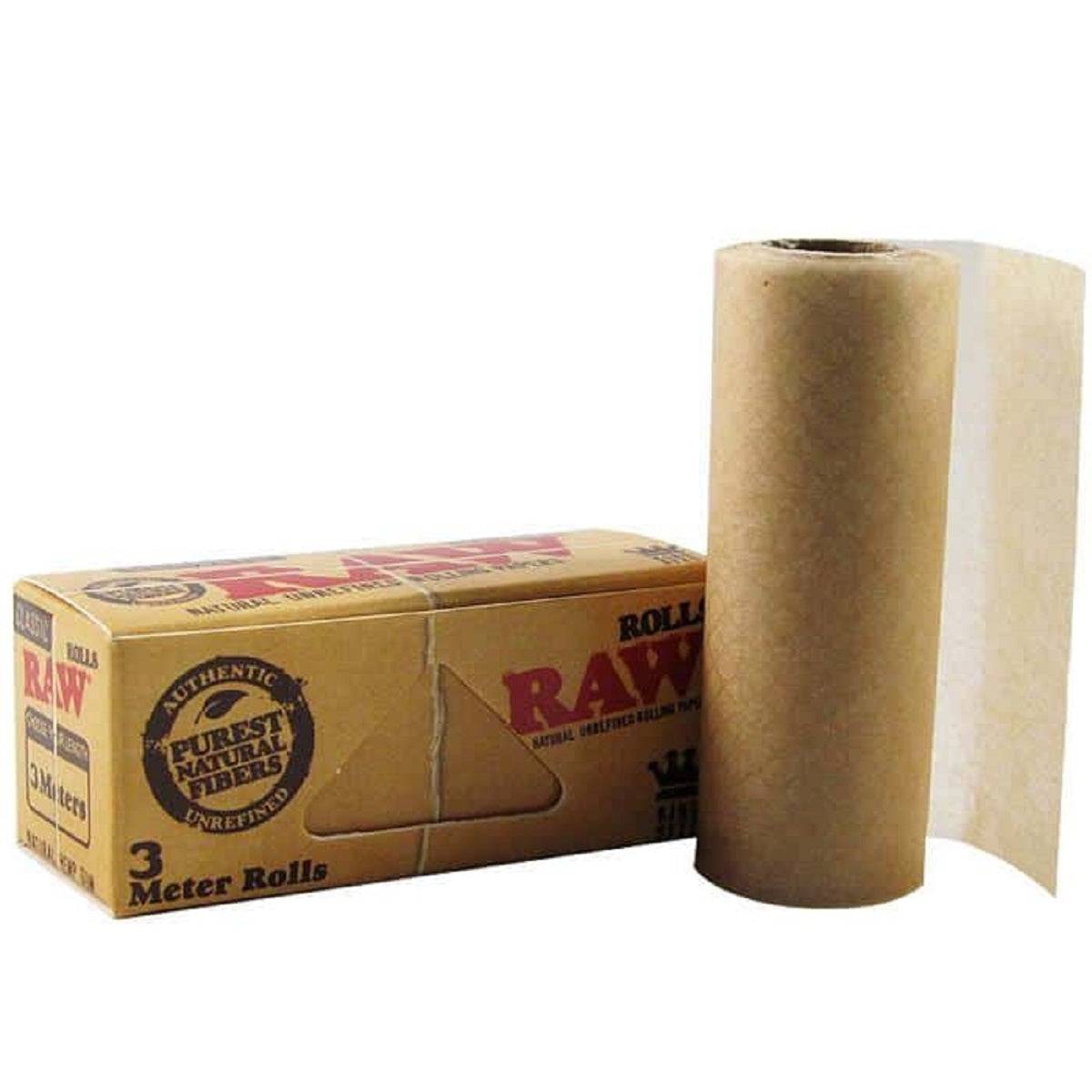 Raw Rolls 3 meters - natural rolling papers