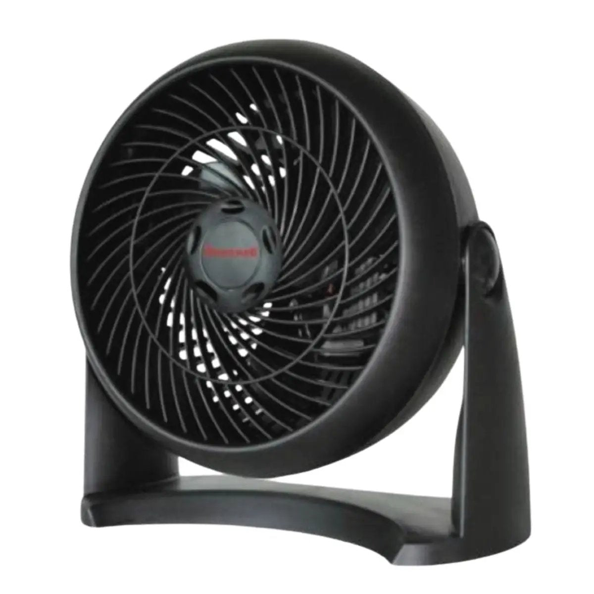 Ventilateur TurboForce Noir Honeywell, design compact et puissant, idéal pour la circulation d’air en intérieur.